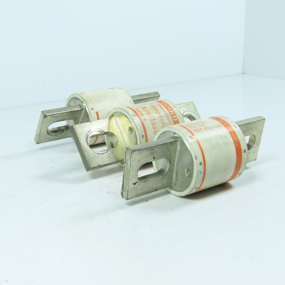 Gould Shawmut A70Q350 Amp-Trap Fuse 350A 700VAC 150C MaxType 4 Lot of 3