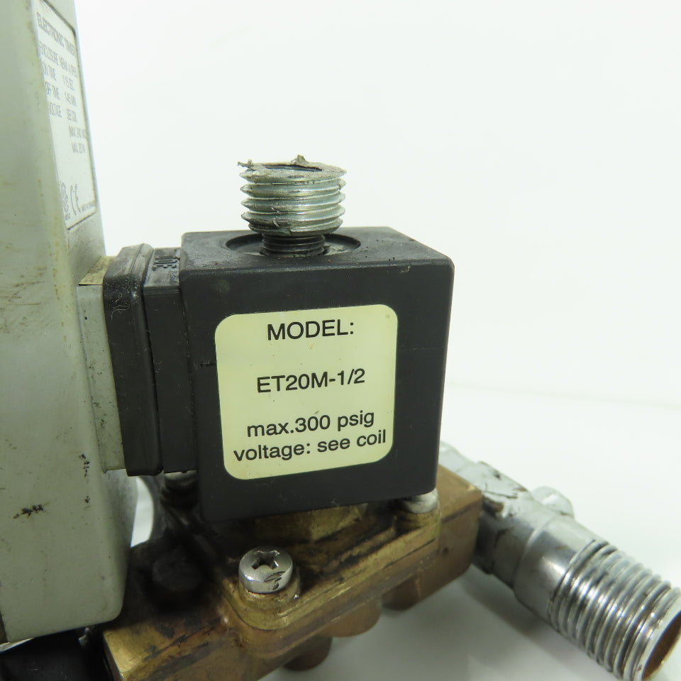 ET20M-1/2 Electric Condensate Drain Valve 1/2" 110/120V Coil 300PSIG