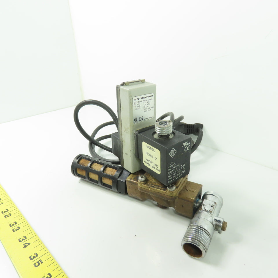 ET20M-1/2 Electric Condensate Drain Valve 1/2" 110/120V Coil 300PSIG