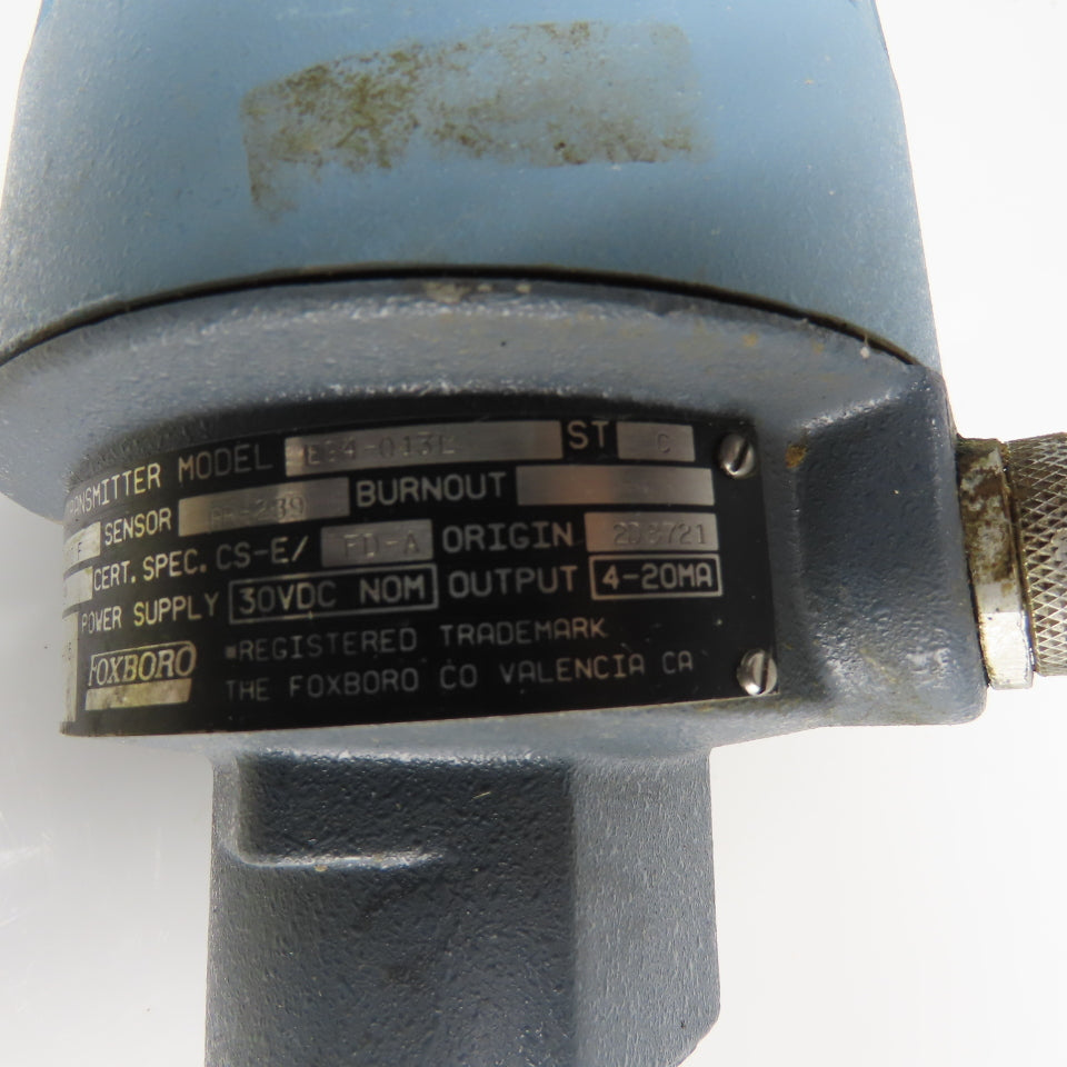 Foxboro E94-Q13L 100-200°F Temperature Transmitter 30VDC Haz Loc 3/4" NPT 4-20Ma