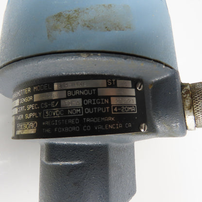 Foxboro E94-Q13L 100-200°F Temperature Transmitter 30VDC Haz Loc 3/4" NPT 4-20Ma