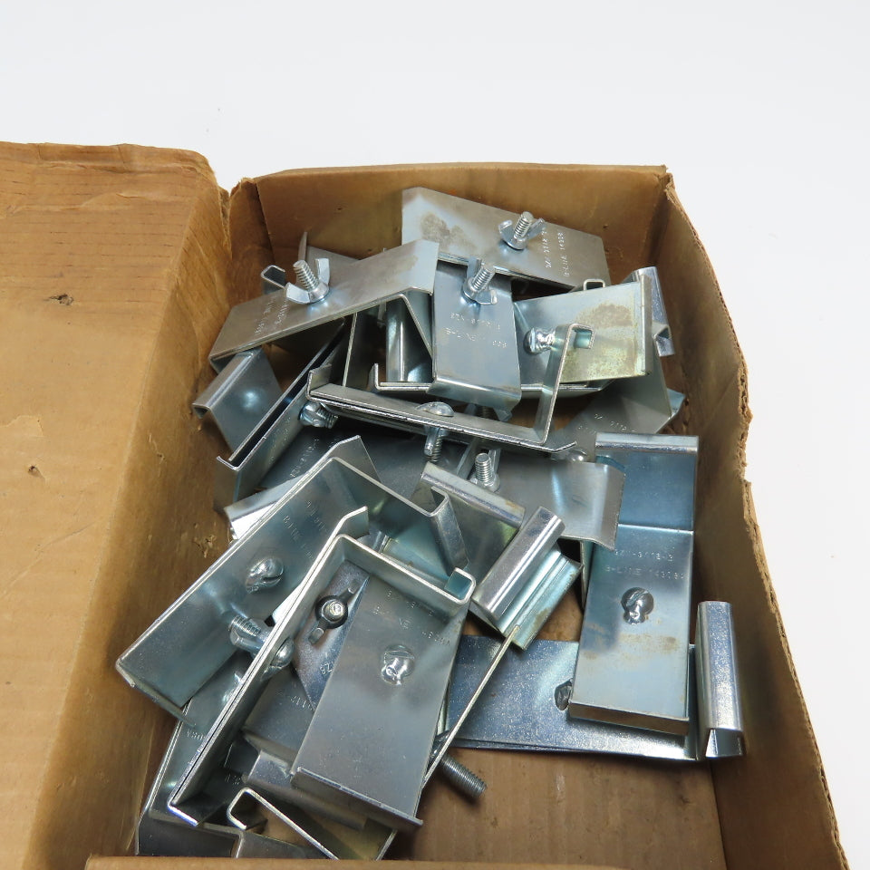 Cooper B-Line 9ZN-9112-3 Zinc Plated Raised Cover Clamp Lot Of 24