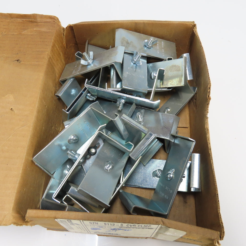 Cooper B-Line 9ZN-9112-3 Zinc Plated Raised Cover Clamp Lot Of 24