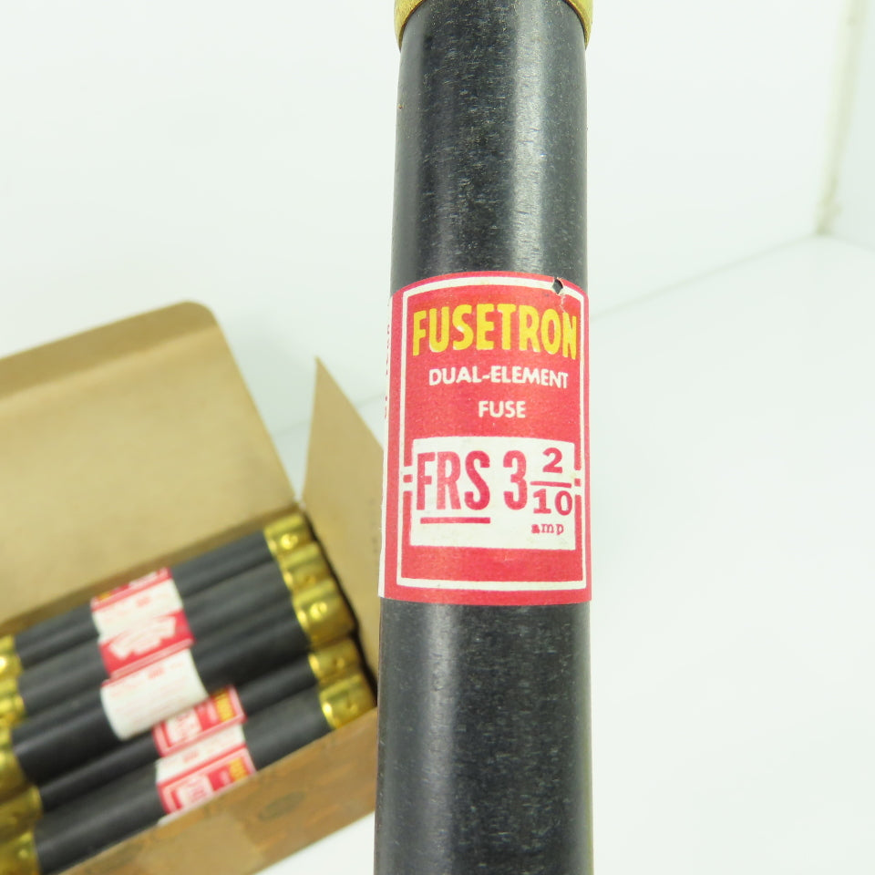 Fusetron FRS 3-2/10A Dual Element Time Delay Fuse 600V 3-2/10A Lot Of 9