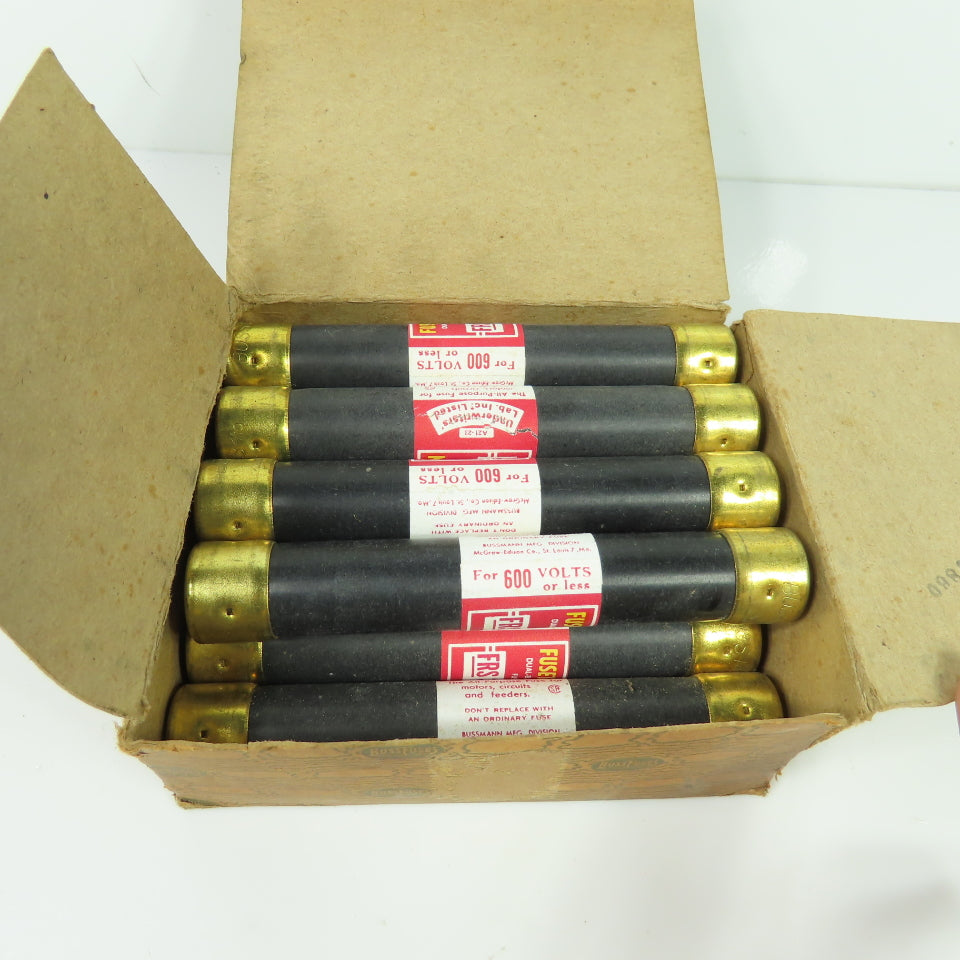 Fusetron FRS 3-2/10A Dual Element Time Delay Fuse 600V 3-2/10A Lot Of 9