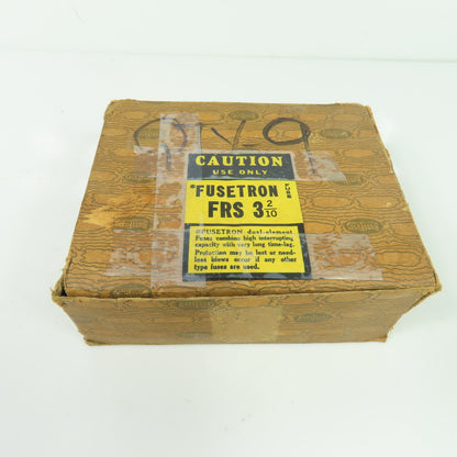 Fusetron FRS 3-2/10A Dual Element Time Delay Fuse 600V 3-2/10A Lot Of 9