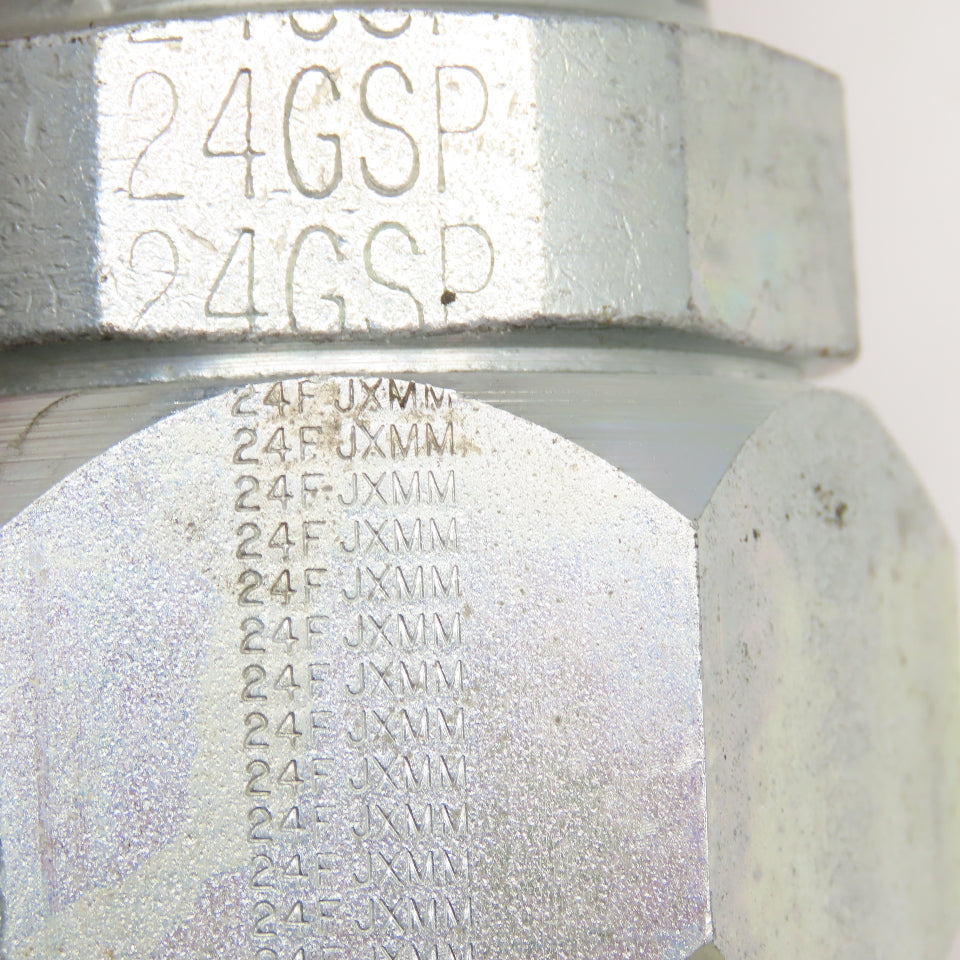 Gates 24GSP-24FJXMM 1-1/2" (-24) ID Hose x 1-1/2" JIC Female Swivel Hose Fitting
