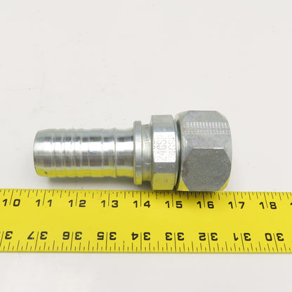 Gates 24GSP-24FJXMM 1-1/2" (-24) ID Hose x 1-1/2" JIC Female Swivel Hose Fitting