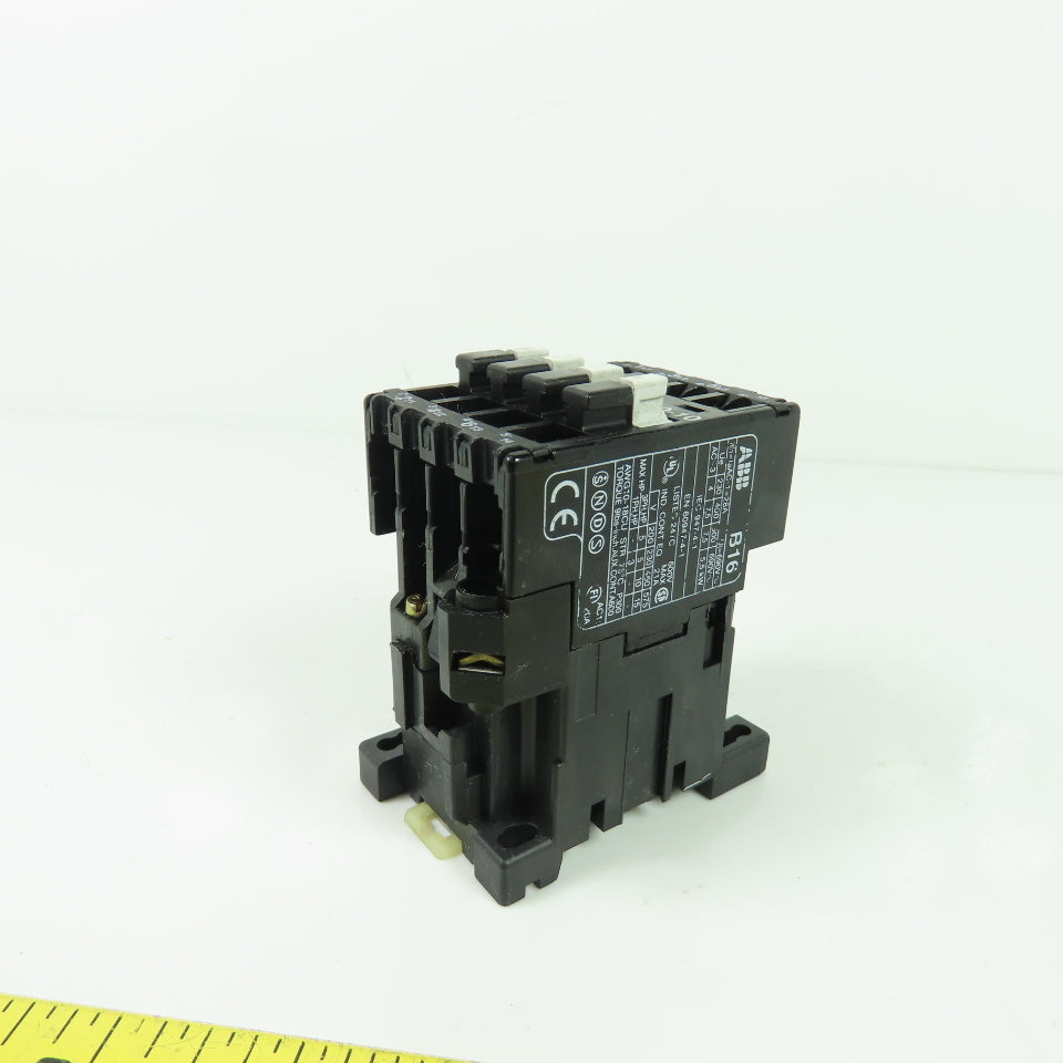 ABB B16-30-10 21A 600V Contactor 110/120V Coil