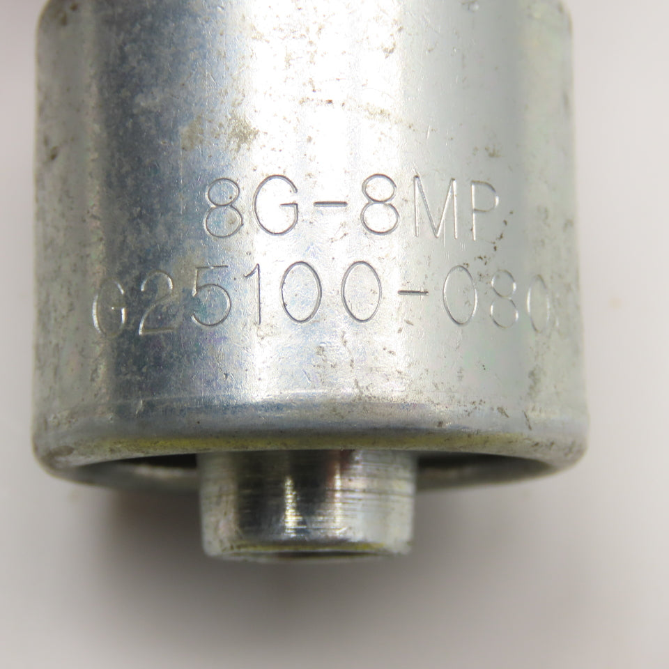 Gates 8G-8MP 1/2" (-8) ID Hose x 1/2" NPTF 30° Seat Hose Fitting Lot Of 2
