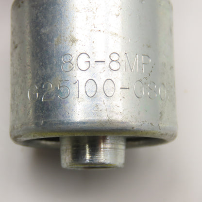 Gates 8G-8MP 1/2" (-8) ID Hose x 1/2" NPTF 30° Seat Hose Fitting Lot Of 2