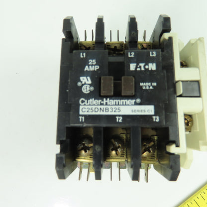 Cutler Hammer C25DNB325 25A Contactor 24V Coil