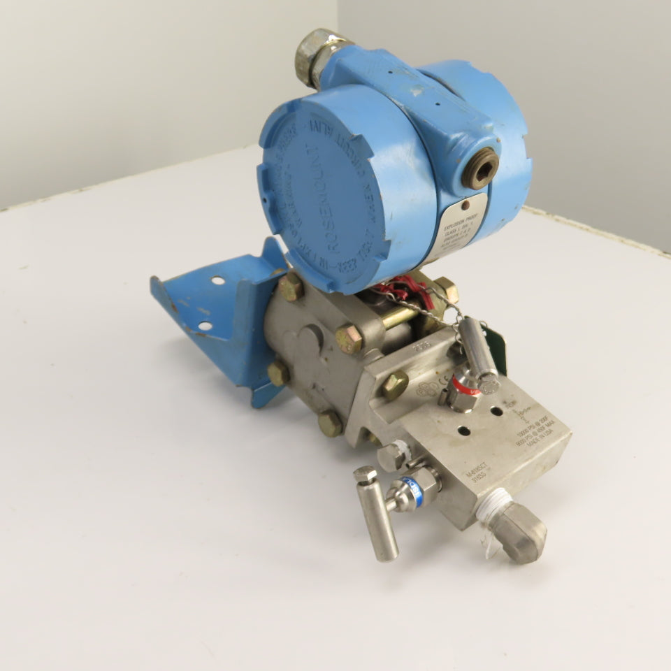 Rosemount 1151GP112281 Differential Pressure Transmitter 4-20mA 316SS Manifold