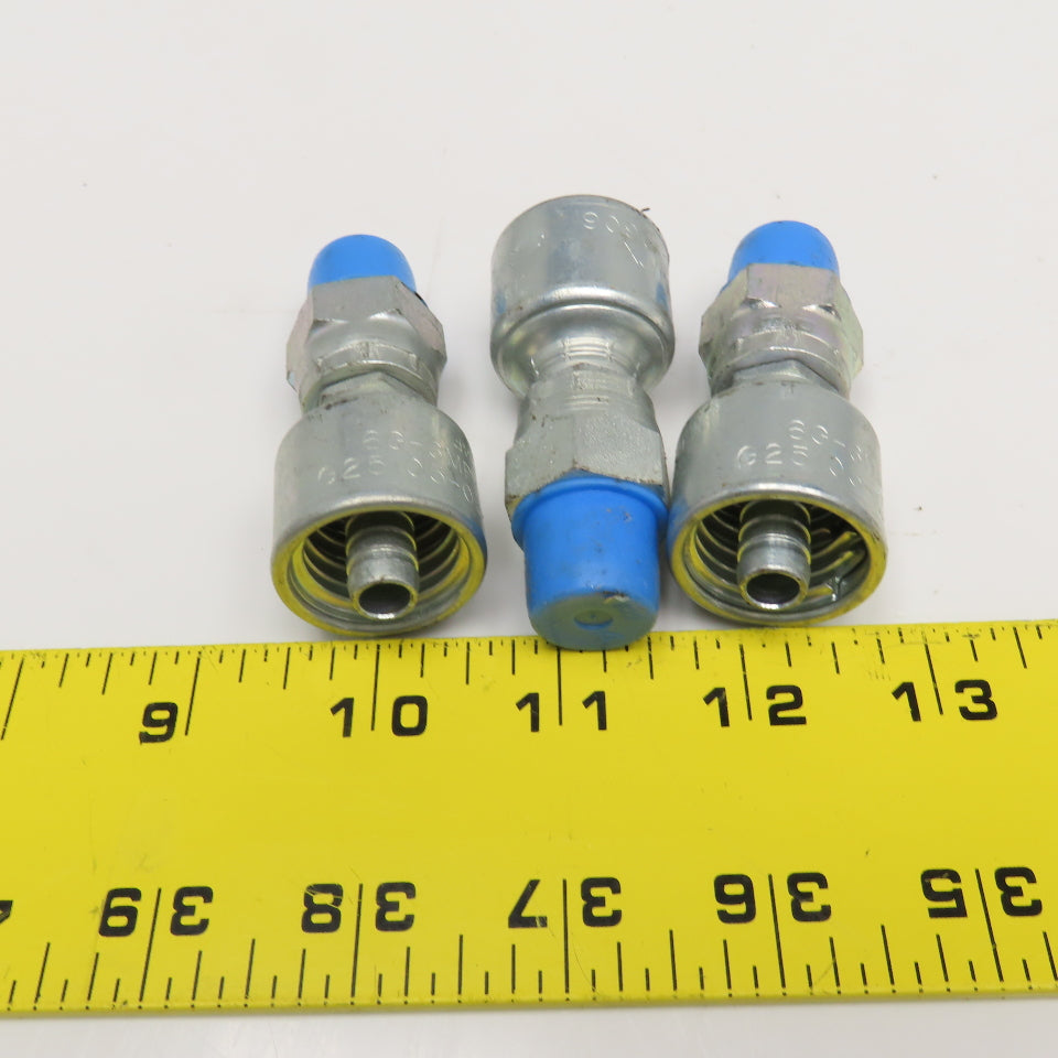 Gates 6G-6MPX 3/8" (-6) ID Hose x 3/8" NPT Male Straight Hose Fitting Lot Of 3