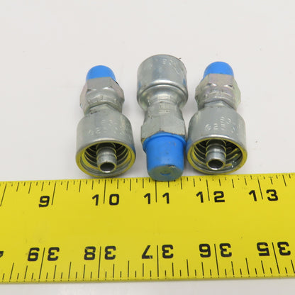 Gates 6G-6MPX 3/8" (-6) ID Hose x 3/8" NPT Male Straight Hose Fitting Lot Of 3