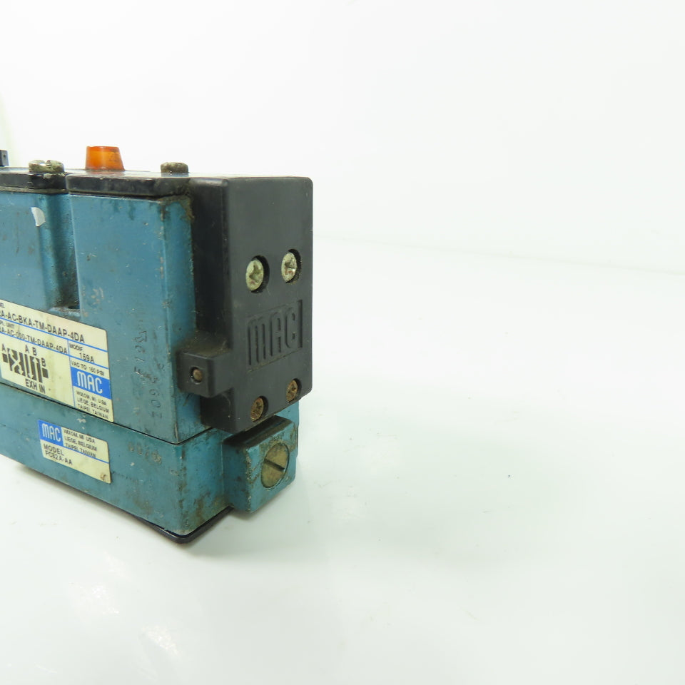 MAC 82A-AC-BKA-TM-DAAP-4DA Solenoid Valve 110/120V Coil 160PSI