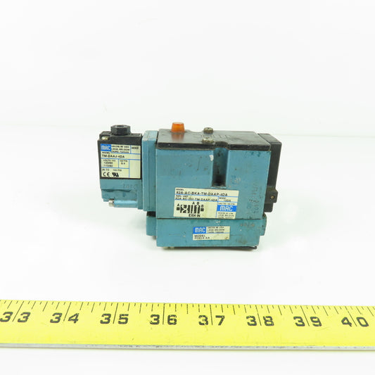 MAC 82A-AC-BKA-TM-DAAP-4DA Solenoid Valve 110/120V Coil 160PSI