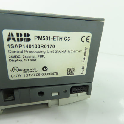 ABB 1SAP140100R0170 Central Processing Unit 24VDC Ethernet 256kB