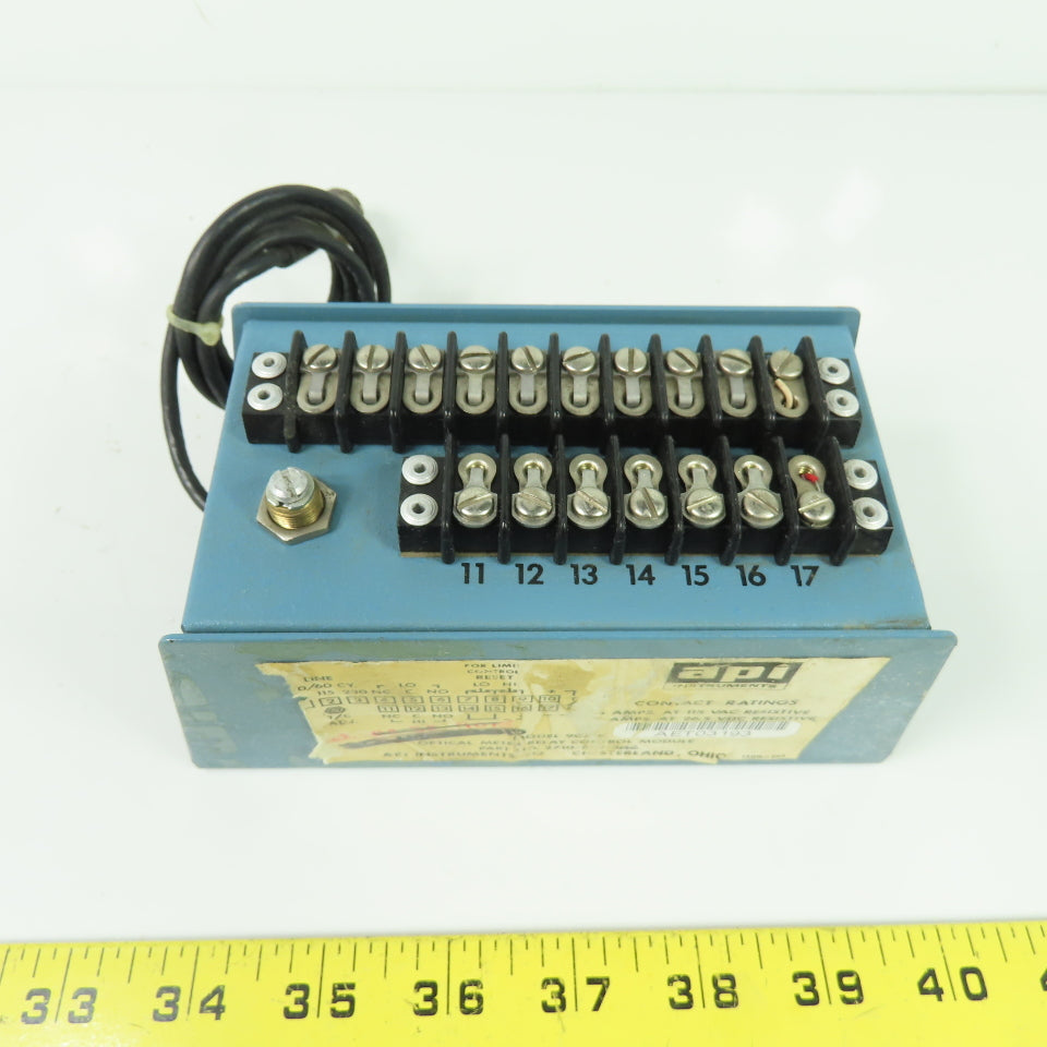API 2710-820-302 90*B Optical Meter Relay Control Module 115VAC 26.5VDC