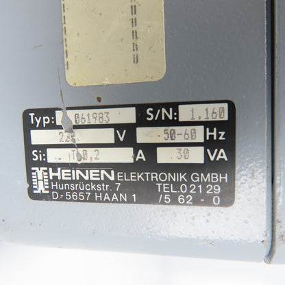 Heinen Elektronik 061983 220V .30VA 50/60Hz