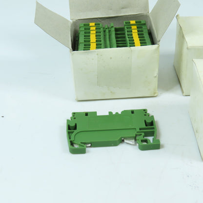 C3Controls WTB2S-W2G IEC Ground DIN Rail Terminal Block 5mm Width Lot Of 50