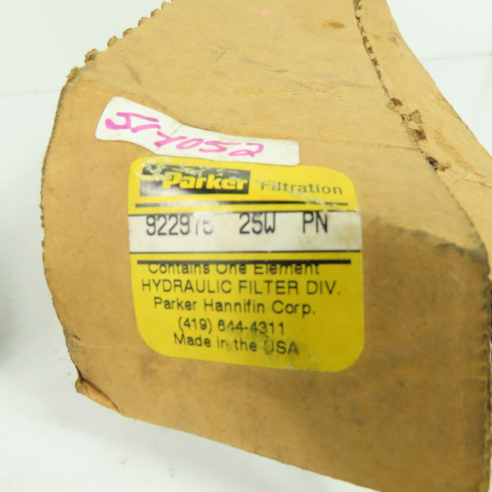Parker 922975 Hydraulic Filtration Filter Element