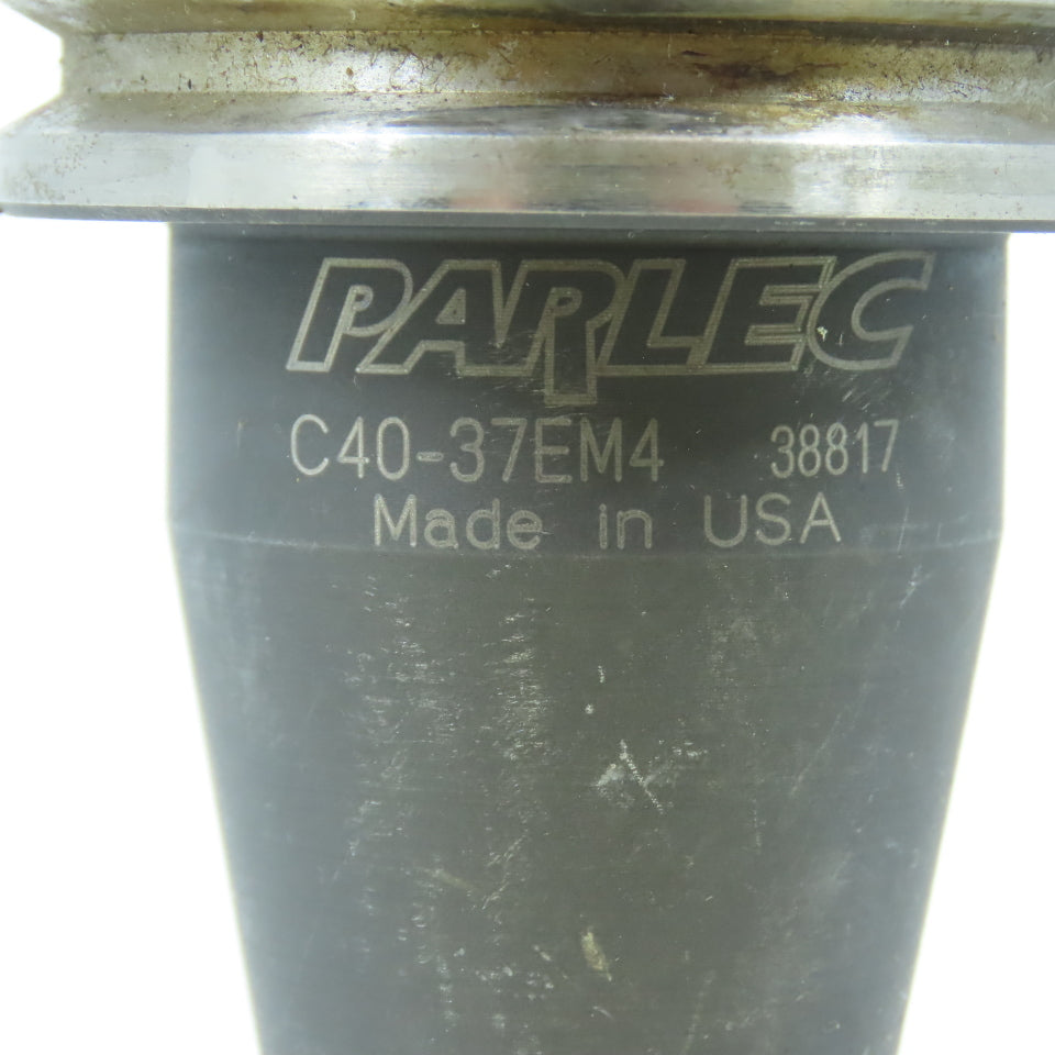 Parlec C40-37EM4 Side Lock End Mill Holder 3/8" ID 4.5" Projection