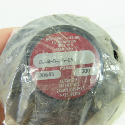 Norco Parker IL-R-B-25-25 Hydraulic Filter Element 300PSI