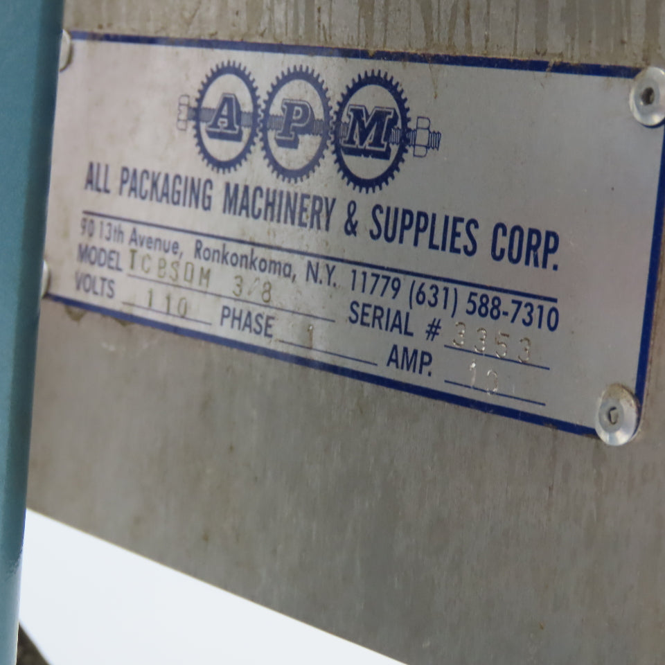 All Package Machinery TCBSDM 3/8 6" x 36" Pouch Band Sealer Conveyor 0-17.5FPM
