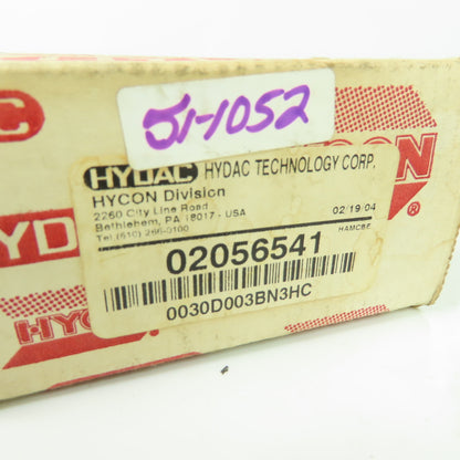 Hydac 02056541 Hydraulic Filter Element