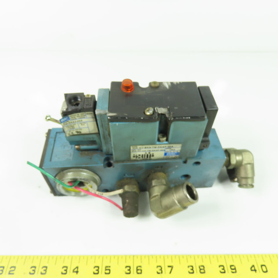 MAC 82A-AC-BKA-TM-DAAP-4DA Solenoid Valve 110/120V Coil 150PSI (Broken Coil)