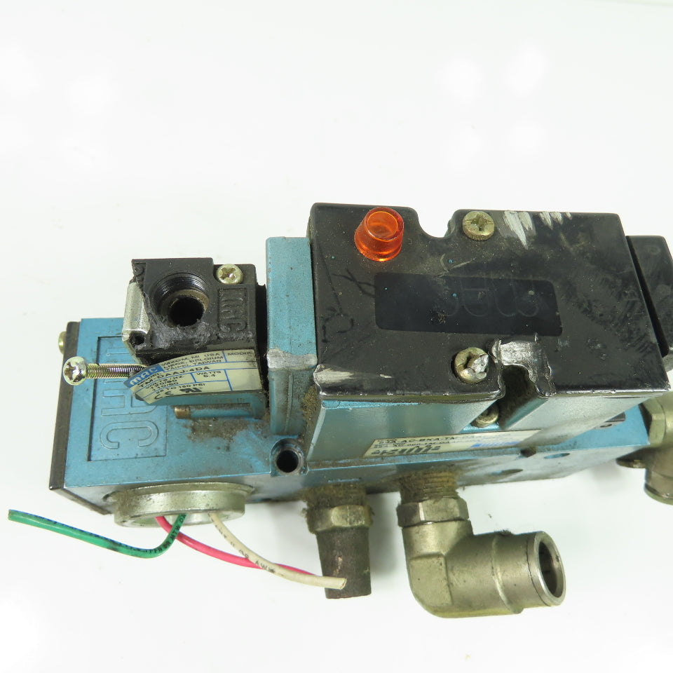 MAC 82A-AC-BKA-TM-DAAP-4DA Solenoid Valve 110/120V Coil 150PSI (Broken Coil)