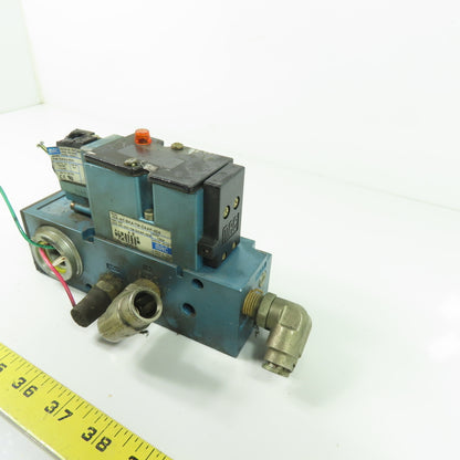 MAC 82A-AC-BKA-TM-DAAP-4DA Solenoid Valve 110/120V Coil 150PSI (Broken Coil)
