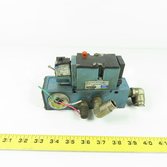 MAC 82A-AC-BKA-TM-DAAP-4DA Solenoid Valve 110/120V Coil 150PSI (Broken Coil)