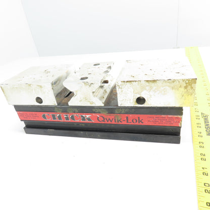 Chick MBAS1030 Qwik-Lok 4" Aluminum Double Locking Precision Machinist Vise