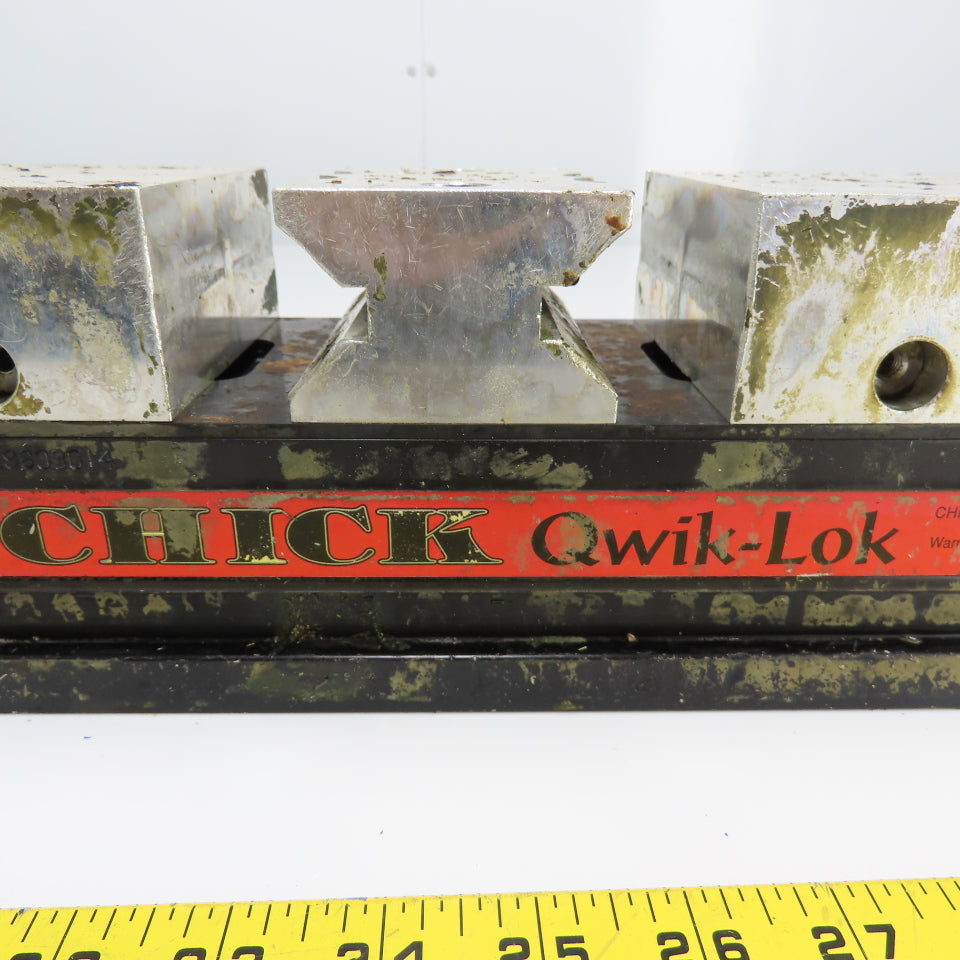 Chick MBAS1030 Qwik-Lok 4" Aluminum Double Locking Precision Machinist Vise