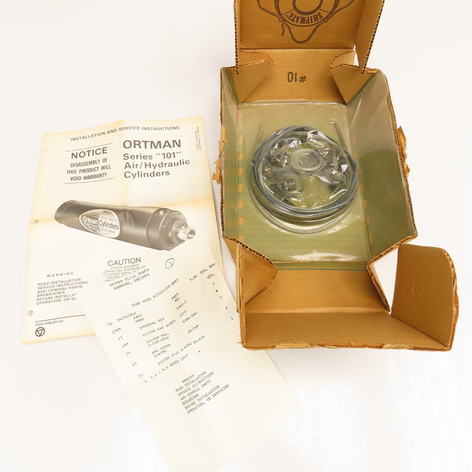 Ortman Fluid Power TS 3415120L0 5" Bore U-Cup Hydraulic Tube Seal Kit