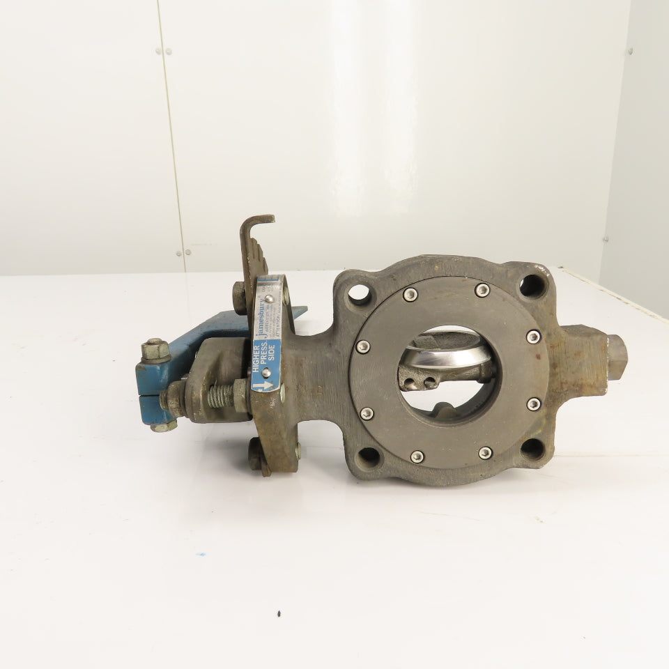 Jamesbury 815L-11-22HBMF-B 2-1/2" Butterfly Valve 300PSIG SS Disc