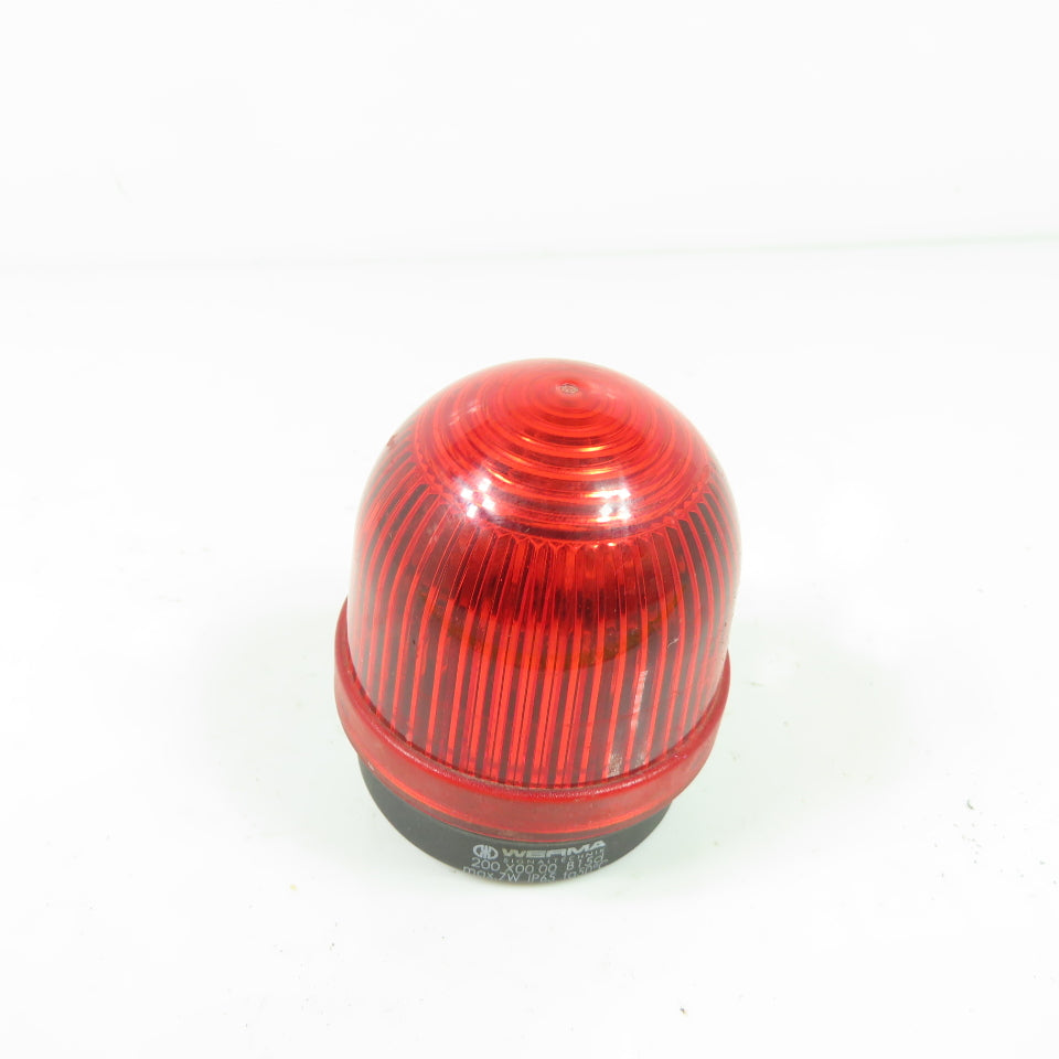 Werma 200 X00 00 RED Signal Beacon Light 7W IP65