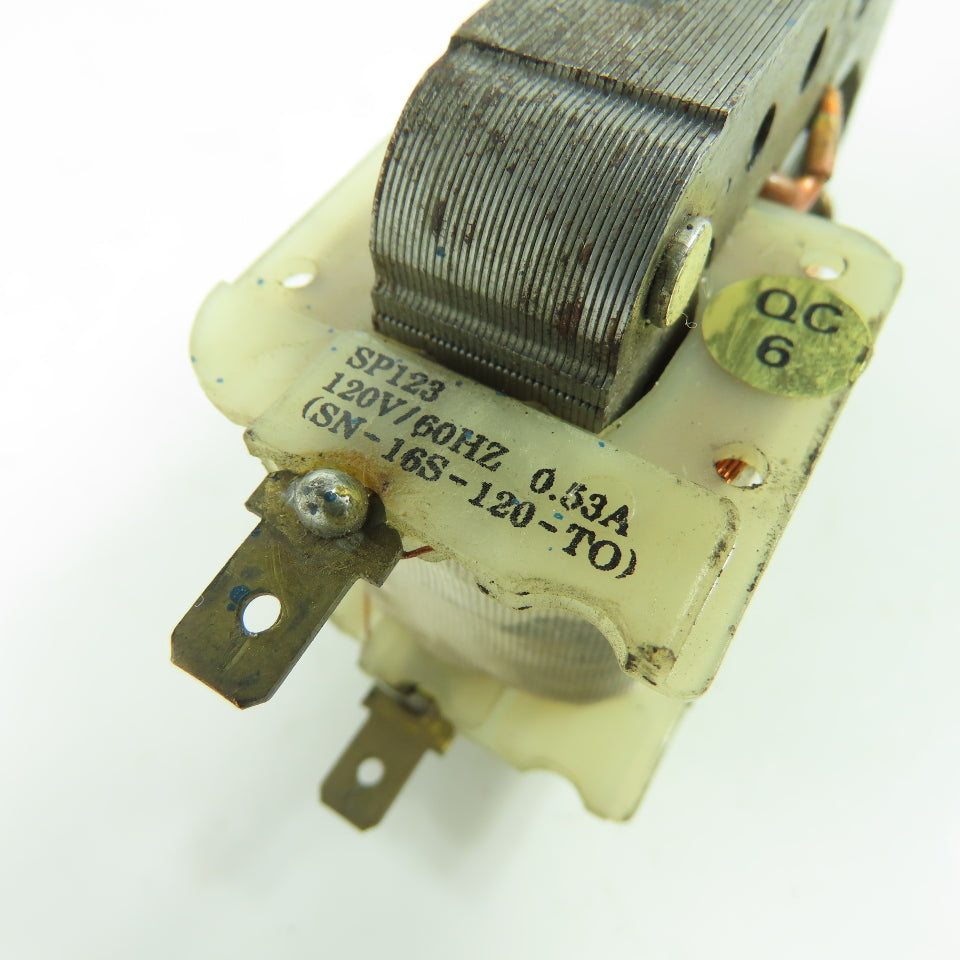 SP123 Solenoid Coil 120V 60Hz 0.53A SN-16S-120-TO
