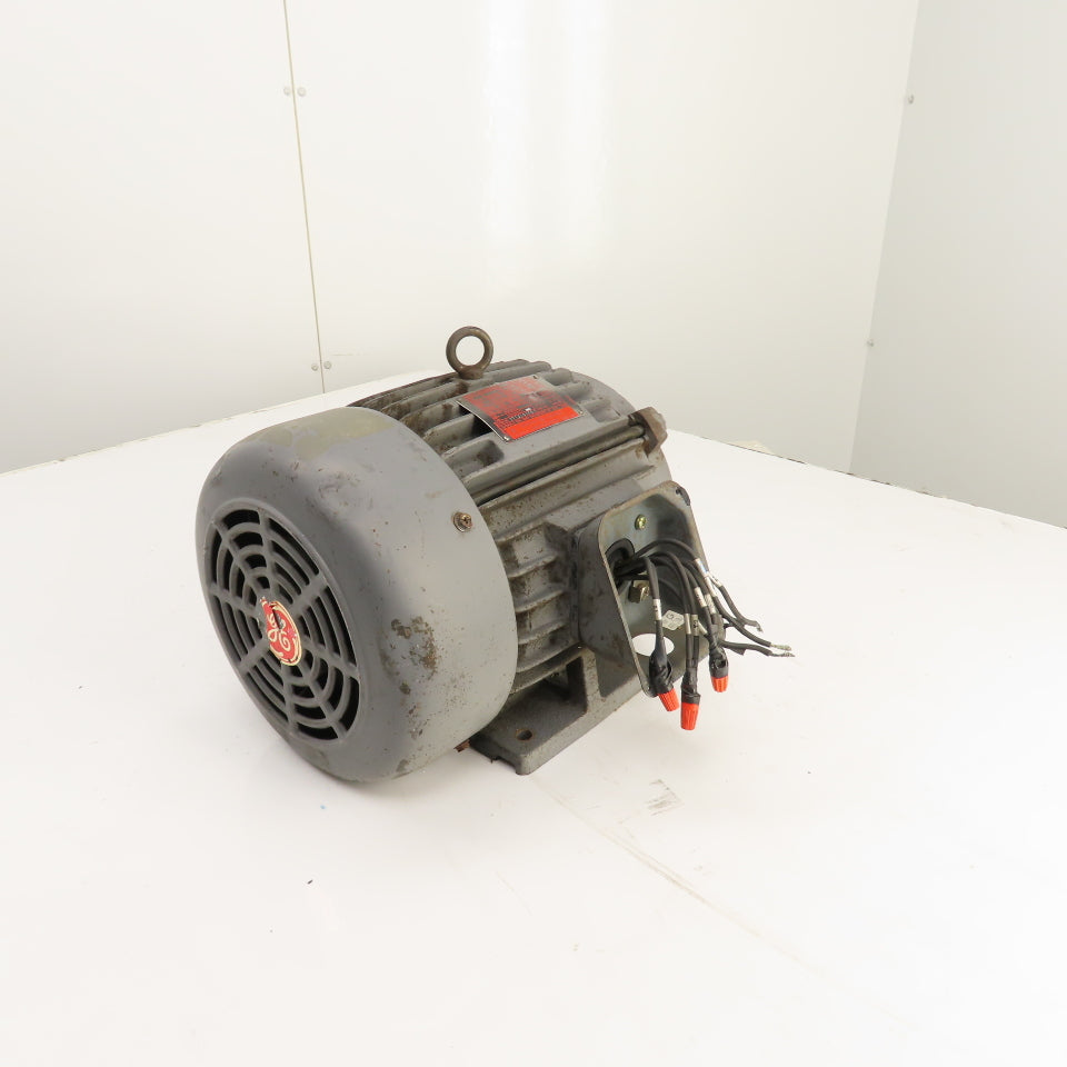 General Electric 5K182BC218A 3HP Electric Motor 230/460V 3Ph 1755RPM 182T Fr.