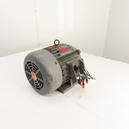 General Electric 5K182BC218A 3HP Electric Motor 230/460V 3Ph 1755RPM 182T Fr.