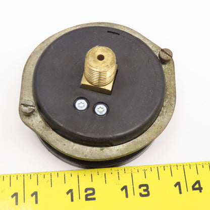 Noshok 1/4" NPT Back Port Air Pressure Guage Panel Mount