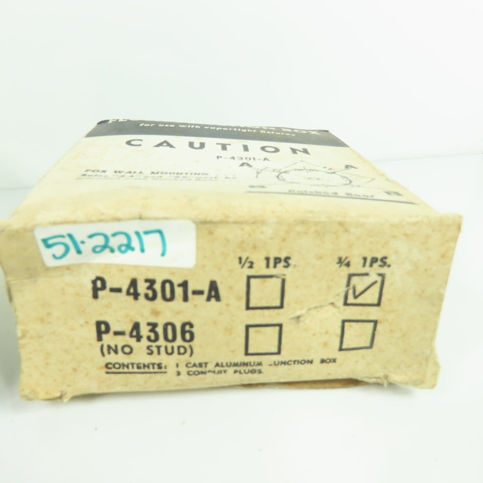 McPhilben P-4301-A Flush Junction Box Lot Of 3
