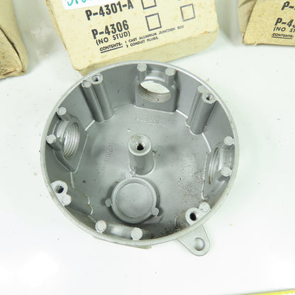 McPhilben P-4301-A Flush Junction Box Lot Of 3