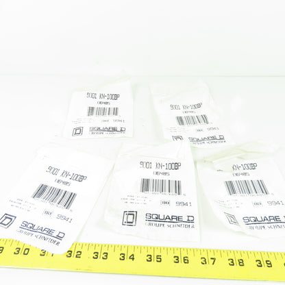 Square D 9001 KN-100BP Blank Legend Plate For Pushbutton Lot Of 5