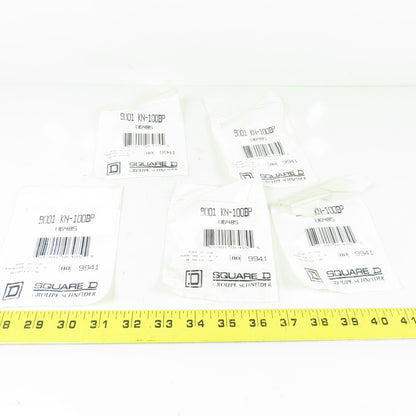 Square D 9001 KN-100BP Blank Legend Plate For Pushbutton Lot Of 5