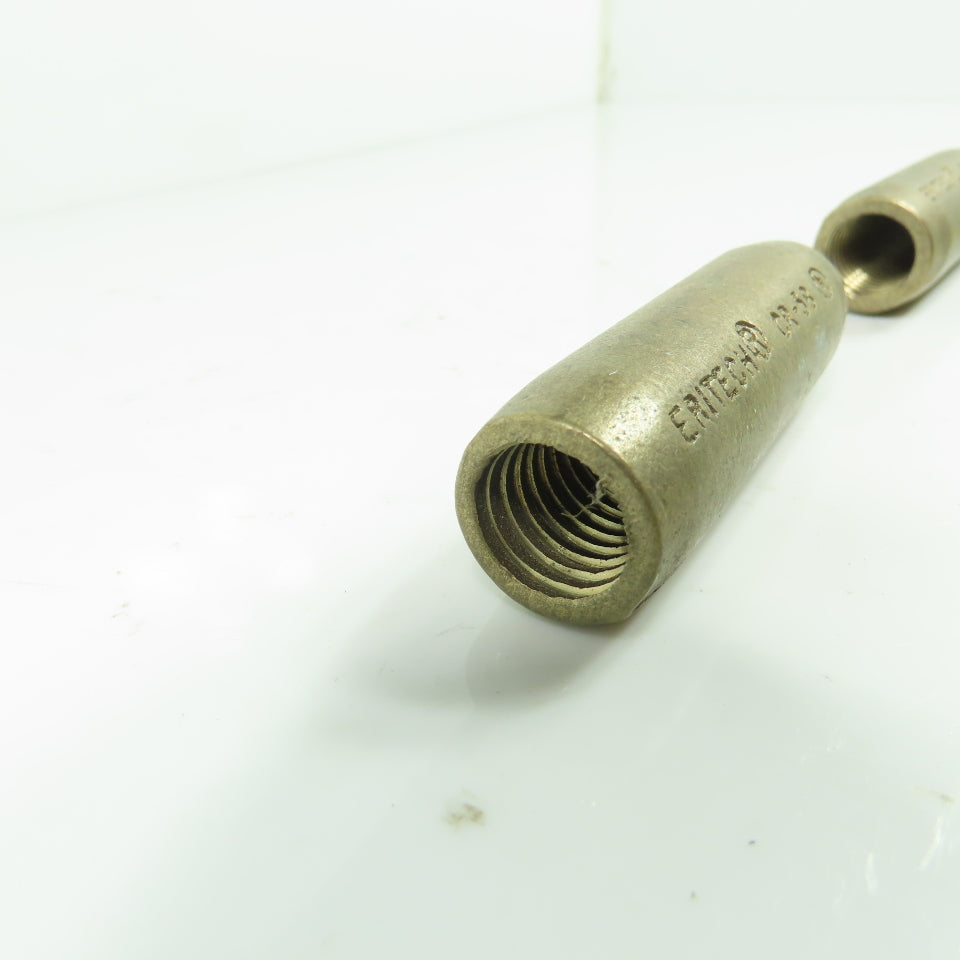 Eritech CR-58 Threaded Coupler For Copper Bonded Ground Rod Lot Of 2
