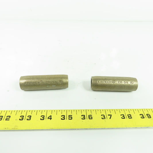 Eritech CR-58 Threaded Coupler For Copper Bonded Ground Rod Lot Of 2