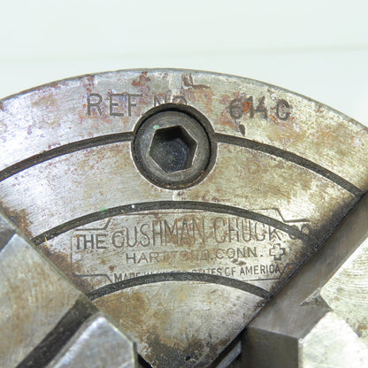 Cushman Chuck 614C 6" Lathe Chuck 4-Jaw 1-9/16" Thru Hole